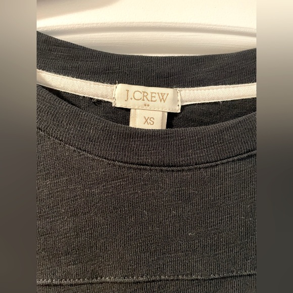 J. Crew t-shirt black dress size XS - Picture 2 of 2